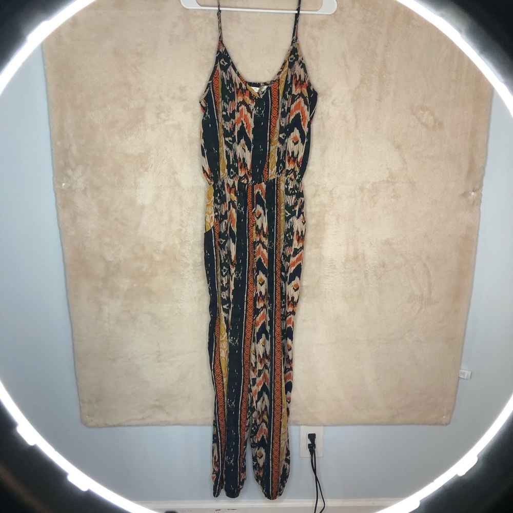 MULTI COLOR JUMPSUIT SZ LARGE